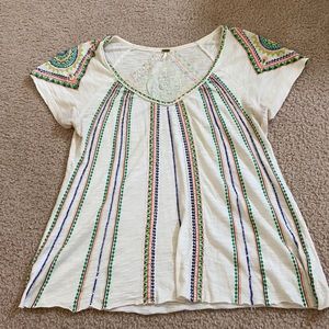 Beaded Free People top